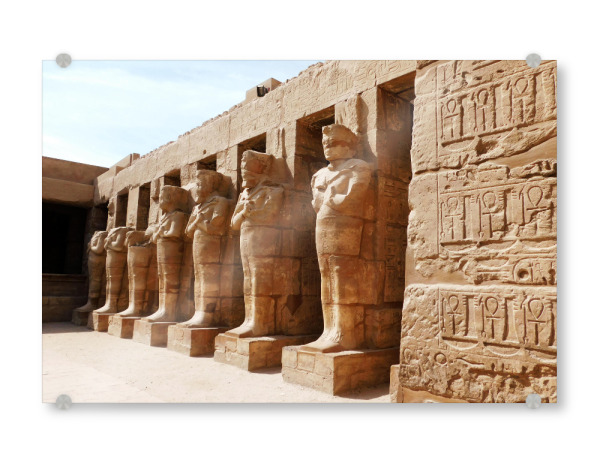 Acrylglasbild "Tempelanlage Karnak" artboxONE - Reise,Architektur,Reise / Afrika,Reise / Länder
