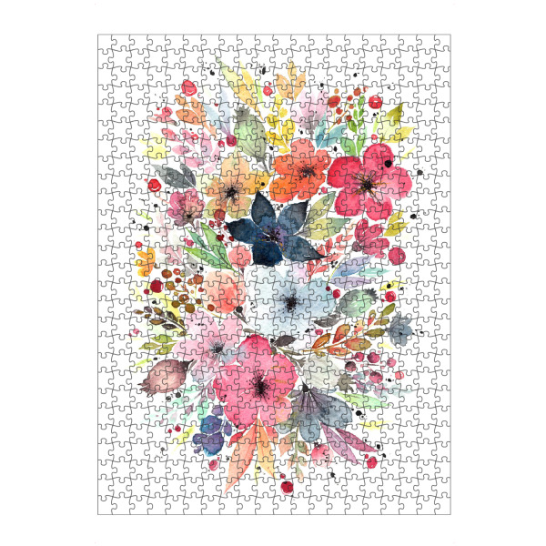 Puzzle Ravensburger "Esther Meinl - Bunter Strauß" artboxONE - Natur,Floral - Blume,Blumenstrauß,Natur,Blüte,Botanik,Blühen - Bild blume