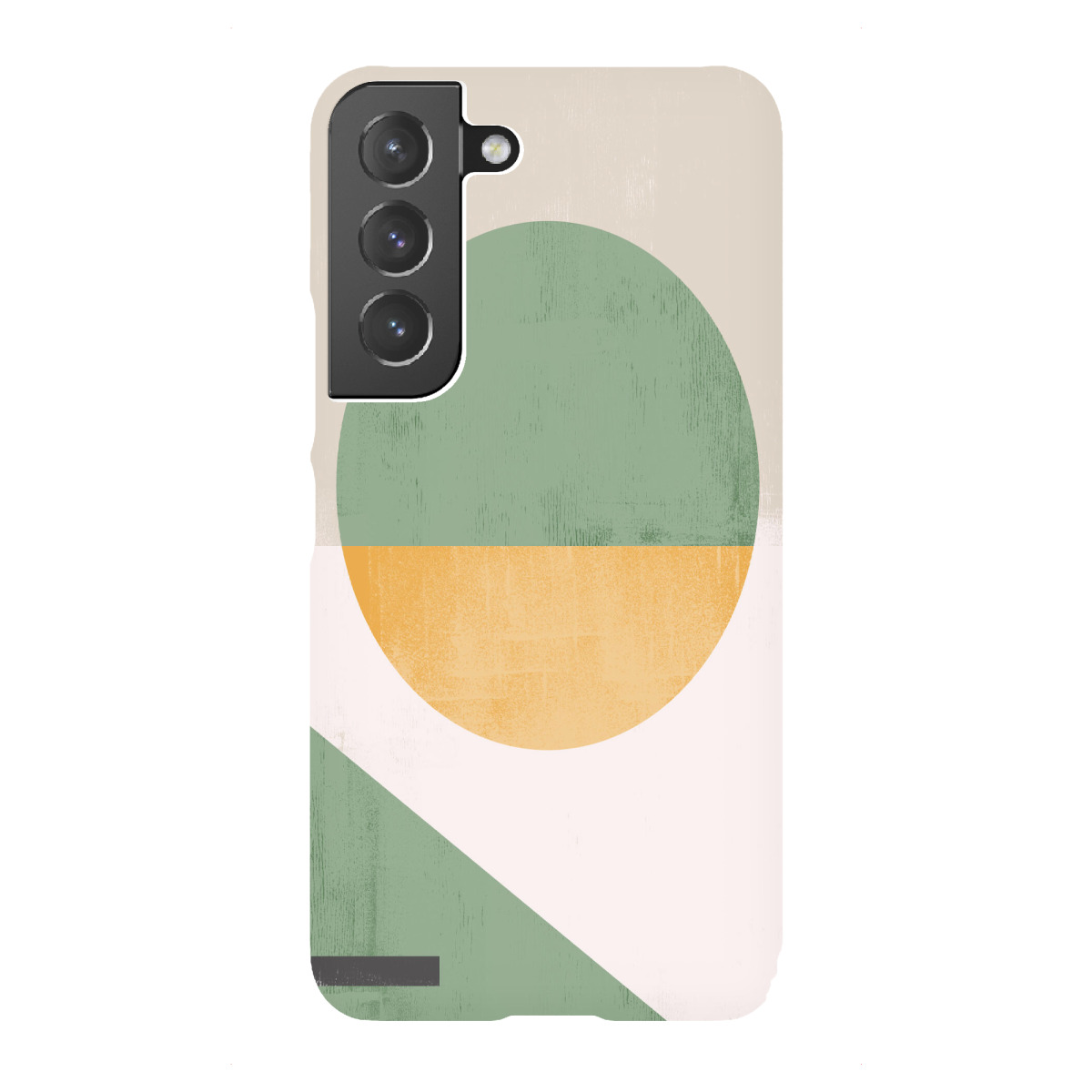 "Abstrakte Kunst Geometrisches Gelb"für Samsung Galaxy - Premium-Case Handyhülle artboxONE