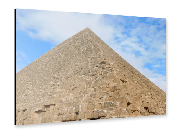 Alu-Dibond "Pyramide in Gizeh" 30x20 cm artboxONE