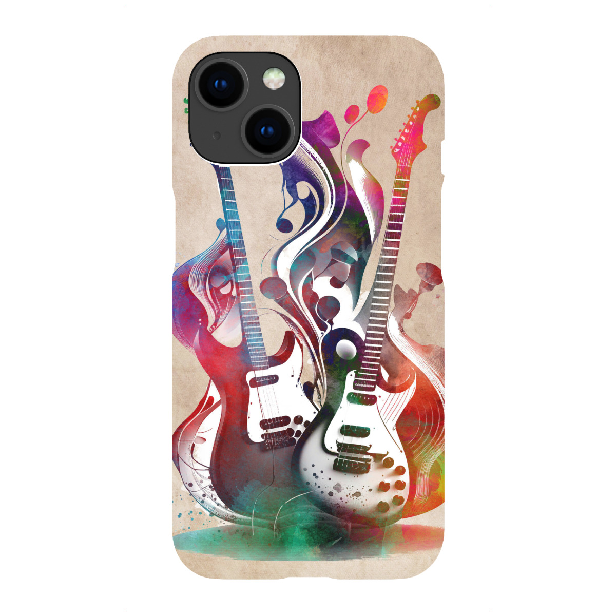 iPhone "Gitarrenmusikkunst A" Premium-Case Handyhülle artboxONE