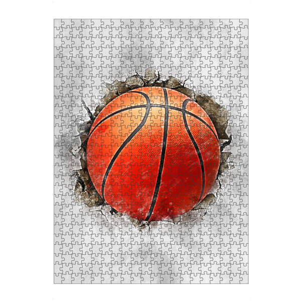 artboxONE Puzzle "Basketball Ball (matart)" artboxONE - Sport - Basketball,Korb,Ball,Basketballspieler,Nba,Spieler,Mannschaft,Sport