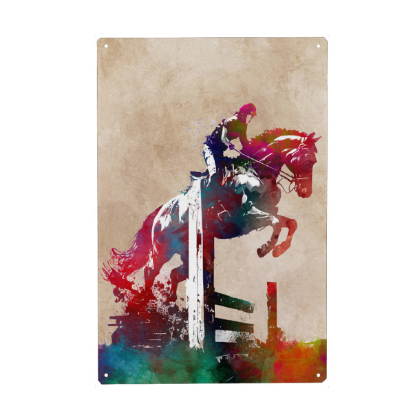 Holzbild "Reitsportkunst A" artboxONE - Sport - Reitkunst,Pferd,Sport,Reiten,Reiter