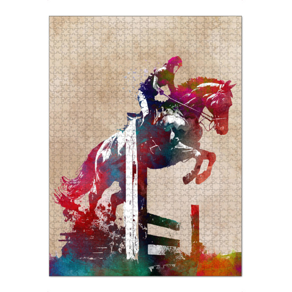 Puzzle Ravensburger "Reitsportkunst A" artboxONE - Sport - Reitkunst,Pferd,Sport,Reiten,Reiter - Bild reitkunst