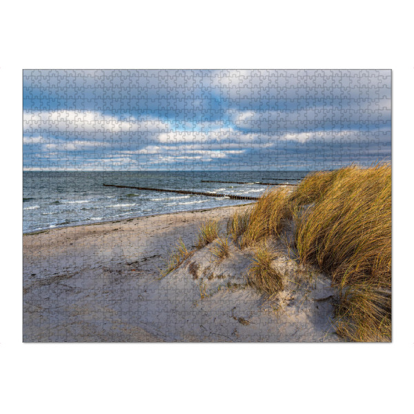 Puzzle Ravensburger "Düne, Gras, Strand, Meer" artboxONE - Natur,Reise,Reise / Strand und Meer