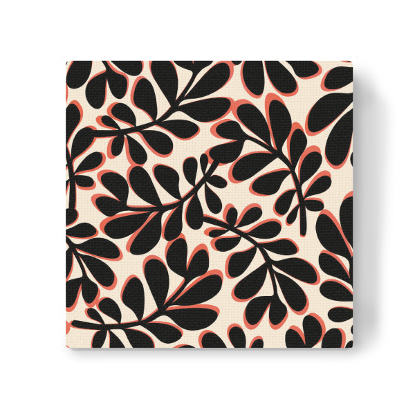 Leinwandbild "Modernes verspieltes Blumenmuster" artboxONE - Natur,Floral,Abstrakt