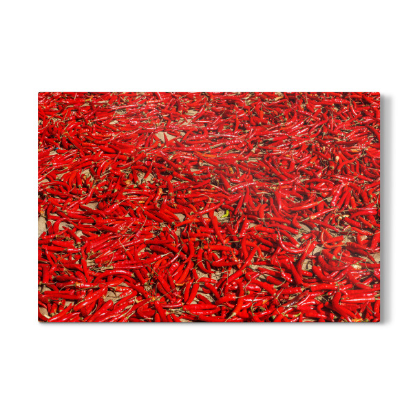 Galerie-Print "Viele Rote Chilischoten" 30x20 cm artboxONE