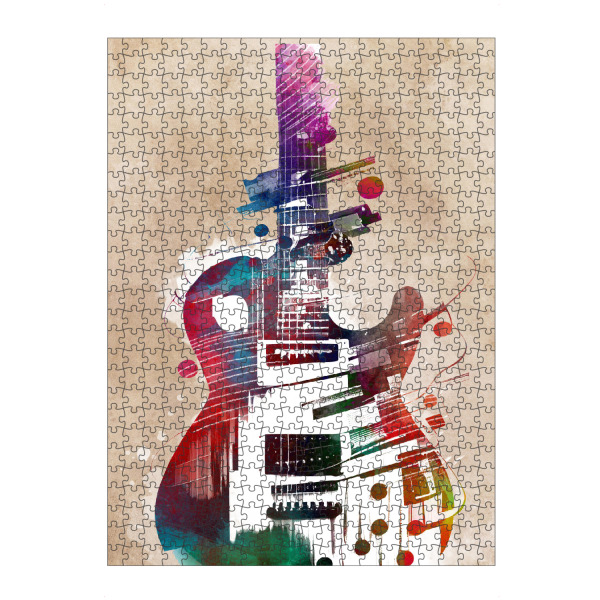 Puzzle Ravensburger "Kunst der Gitarrenmusik" artboxONE - Musik - Gitarre,Gitarren,Musik,Instrument,Musikinstrument,Band,Jazz - Bild gitarre