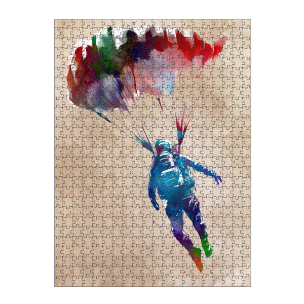 Puzzle Ravensburger "Fallschirmjägersportart A" artboxONE - Sport - Fallschirmjäger,Fallschirmjäger,Sport,Fallschirm - Bild fallschirmjäger