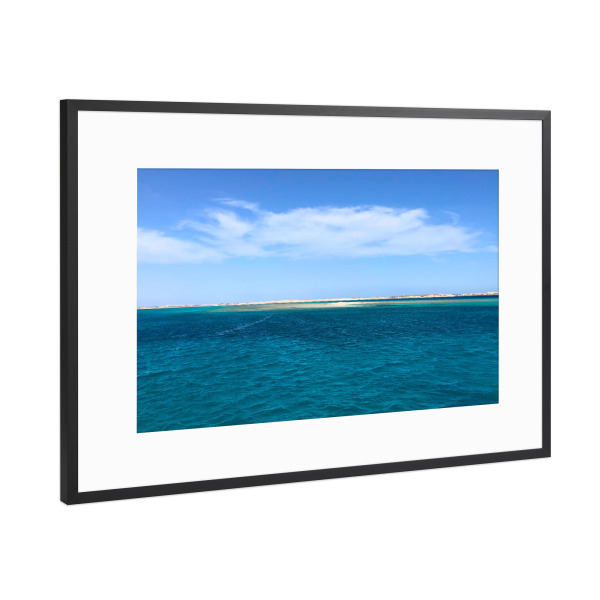 Poster mit Rahmen Schwarz (Metallic) "Soma Bay" artboxONE - Reise,Reise / Strand und Meer,Reise / Afrika,Reise / Länder