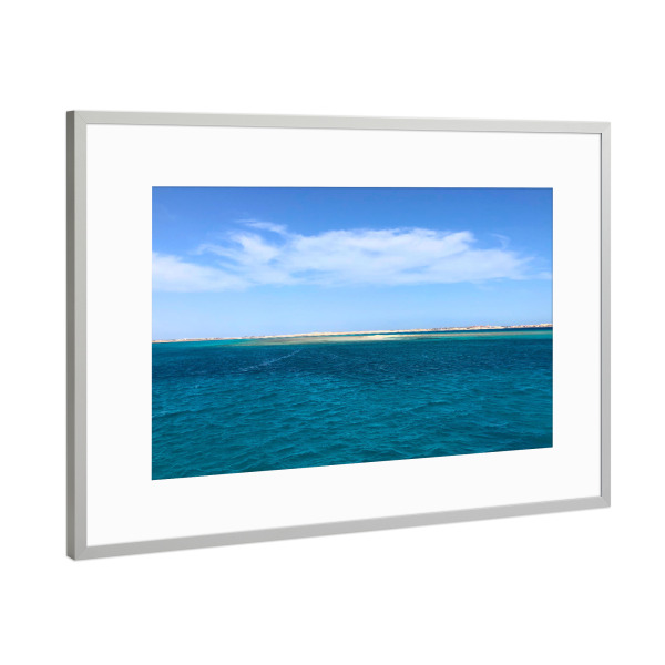 Poster mit Rahmen Silber "Soma Bay" artboxONE - Reise,Reise / Strand und Meer,Reise / Afrika,Reise / Länder