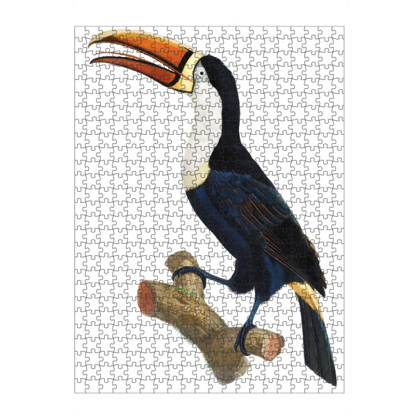 Puzzle Ravensburger "Gelbe Halskette Tukan" artboxONE - Natur,Für Kinder,Tiere,Für Mama,Für Papa