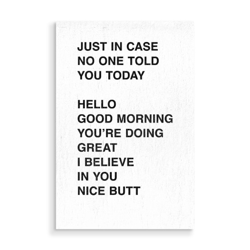 Just in case Just in case