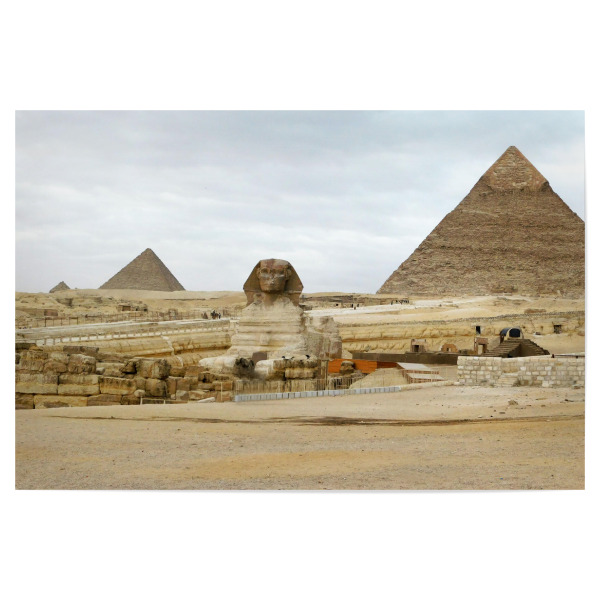 Poster "Die Sphinx in Gizeh" artboxONE - Reise,Reise / Afrika,Reise / Länder