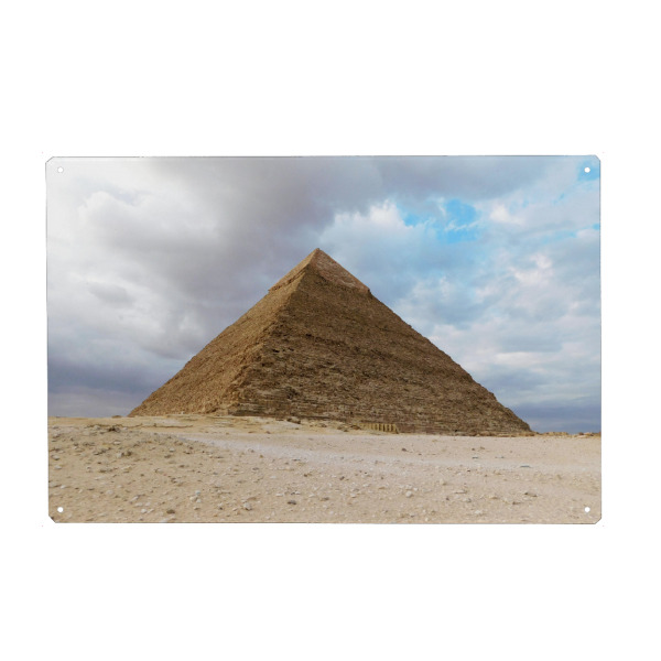 Holzbild "Eine Pyramide" artboxONE - Reise,Architektur,Reise / Afrika,Reise / Länder,Sport / Fußball