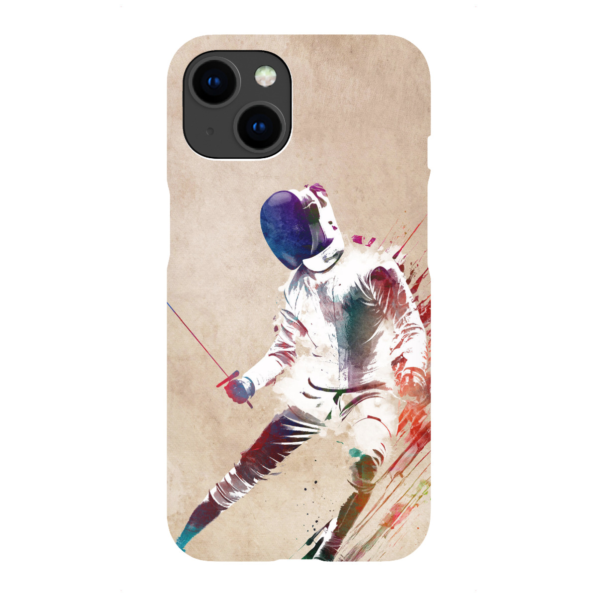"Fechtsportart Kunst"für iPhone - Premium-Case Handyhülle artboxONE