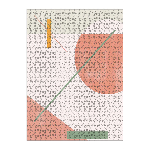 Puzzle Ravensburger "Abstrakte Kunst Geometrische Rose" artboxONE - Abstrakt,Geometrie - Abstrakt,Geometrie,Formen - Bild abstrakt