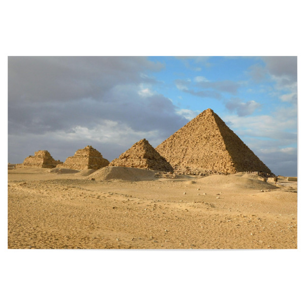 Poster 30x20 cm "Pyramids of Giza" artboxONE - Reise,Architektur,Reise / Afrika,Reise / Länder