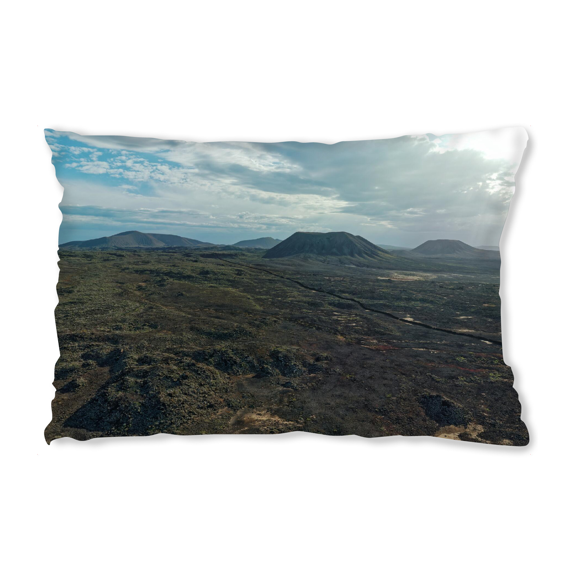Design-Kissen "Fuerteventura - Vulkanfeld" artboxONE - Natur,Reise,Reise / Strand und Meer