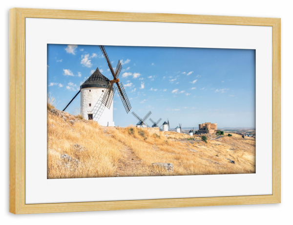 Poster mit Rahmen kiefer "Kastilien-La Mancha" artboxONE - Natur,Reise,Architektur,Reise / Länder