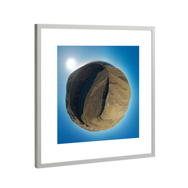 Poster mit Rahmen Silber "Fuerteventura - Barranco de Janey" artboxONE - Natur,Reise,Reise / Strand und Meer