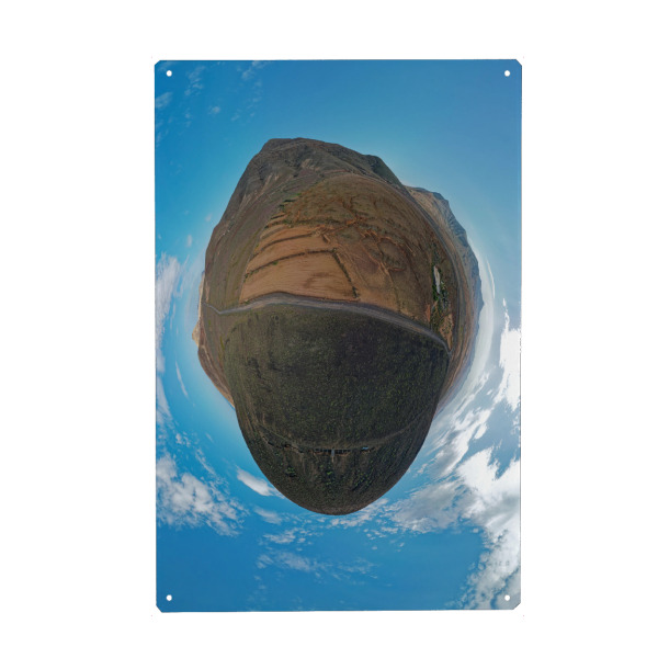 Metall Poster "Fuerteventura -Denkmal Unamuno" artboxONE - Natur,Reise,Architektur,Reise / Länder