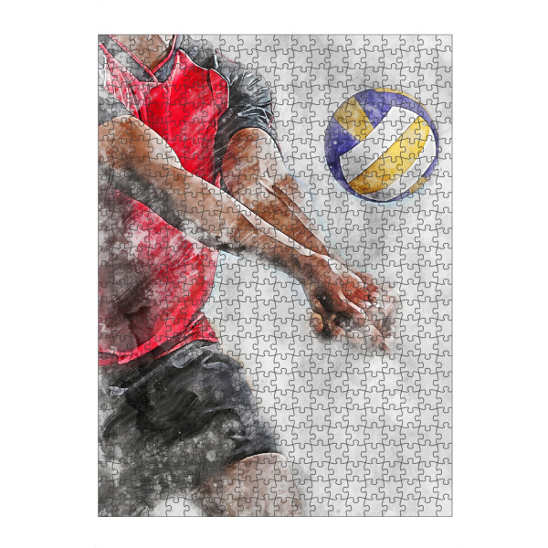 artboxONE Puzzle "Volleyball 5 (matart)" artboxONE - Sport - Volleyball,Ball,Volleyballspieler,Spieler,Team,Sport,Volleyball - Bild volleyball