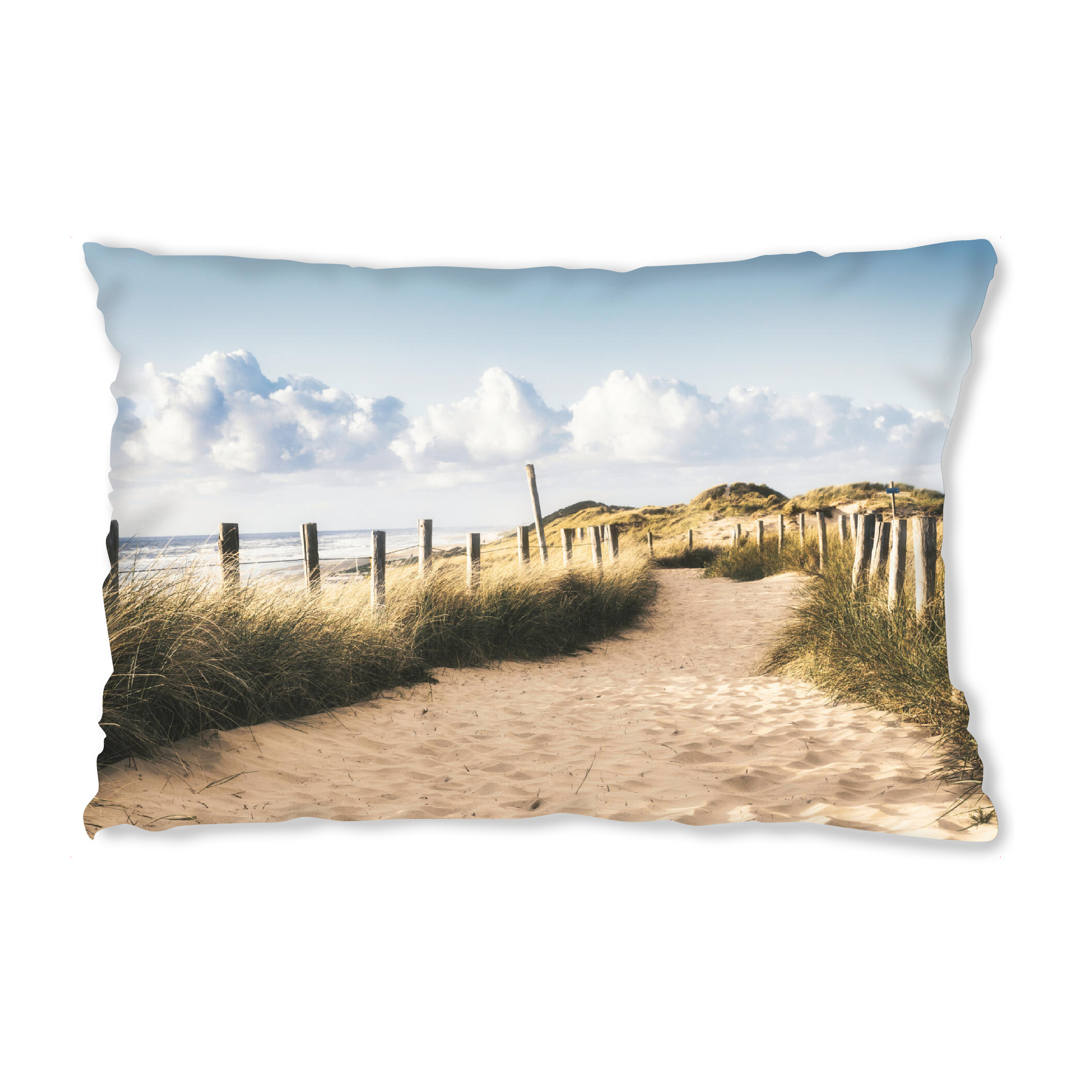 Design-Kissen "Weg über die Dünen" artboxONE - Natur,Reise,Floral,Reise / Strand und Meer