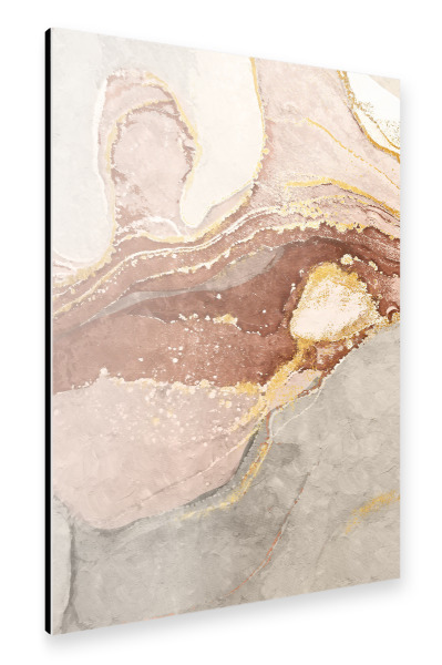 Alu-Dibond "Abstrakte Vulkan" 30x20 cm artboxONE