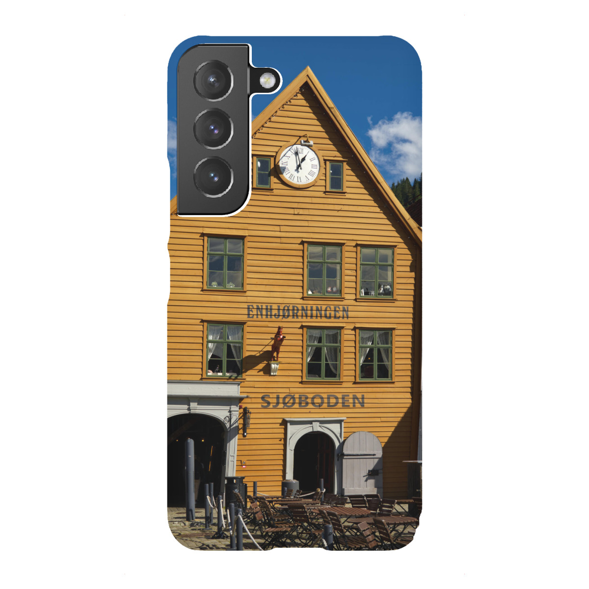 "Historisches Haus in Bryggen"für Samsung Galaxy - Premium-Case Handyhülle artboxONE