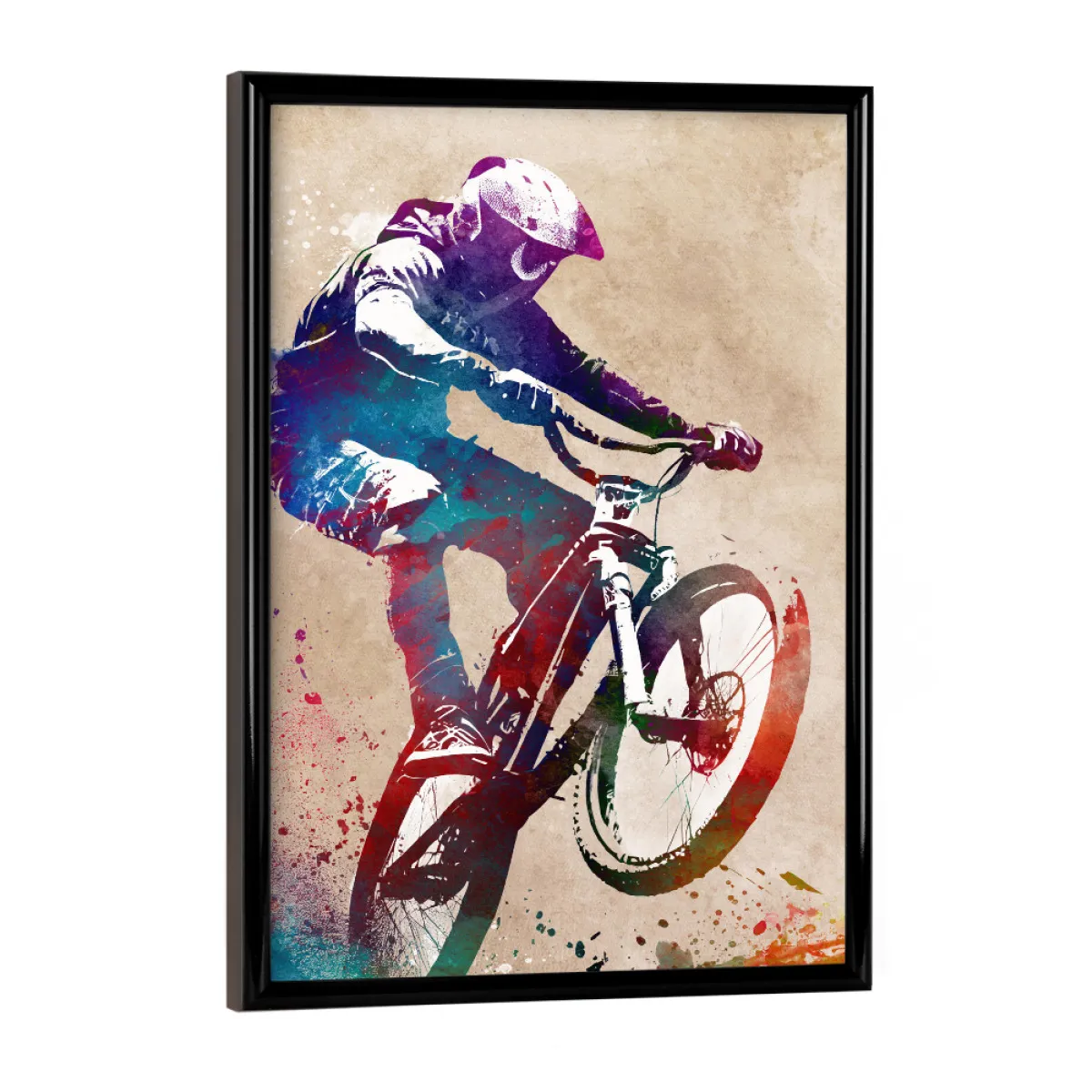 BMX Biker Sportart A als Poster im Kunststoffrahmen bei artboxONE kaufen