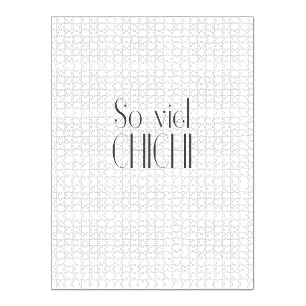 Puzzle Ravensburger "Chichi" artboxONE - Typografie,Fashion