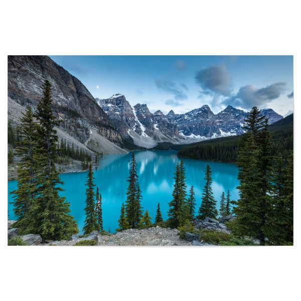 Poster 30x20 cm "Abends am Moraine See" artboxONE - Natur,Reise