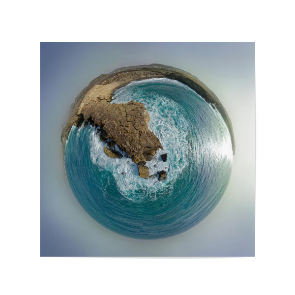 Poster 20x20 cm "Landspitze La Pared -Fuerteventura" artboxONE - Städte,Natur,Reise,Reise / Strand und Meer