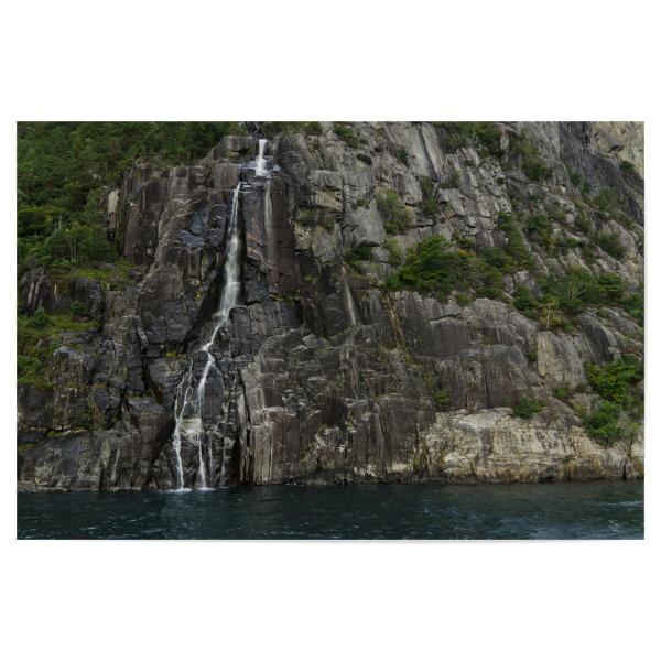 Poster "Wasserfall Hengjanefossen" artboxONE - Natur,Reise,Reise / Länder