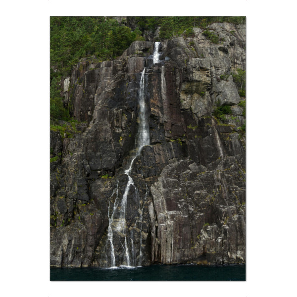 Puzzle Ravensburger "Wasserfall am Lysefjord" artboxONE - Natur,Reise,Reise / Länder