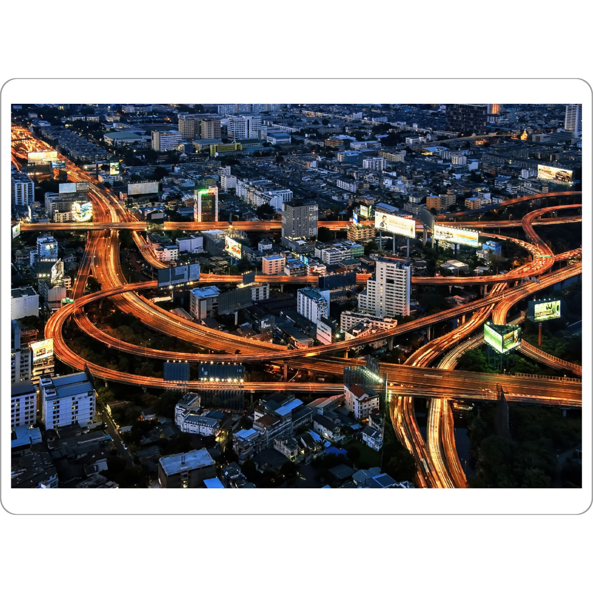Tischset "Schnellstraßenkreuzungen" artboxONE - Städte,Reise,Architektur,Reise / Asien,Reise / Länder