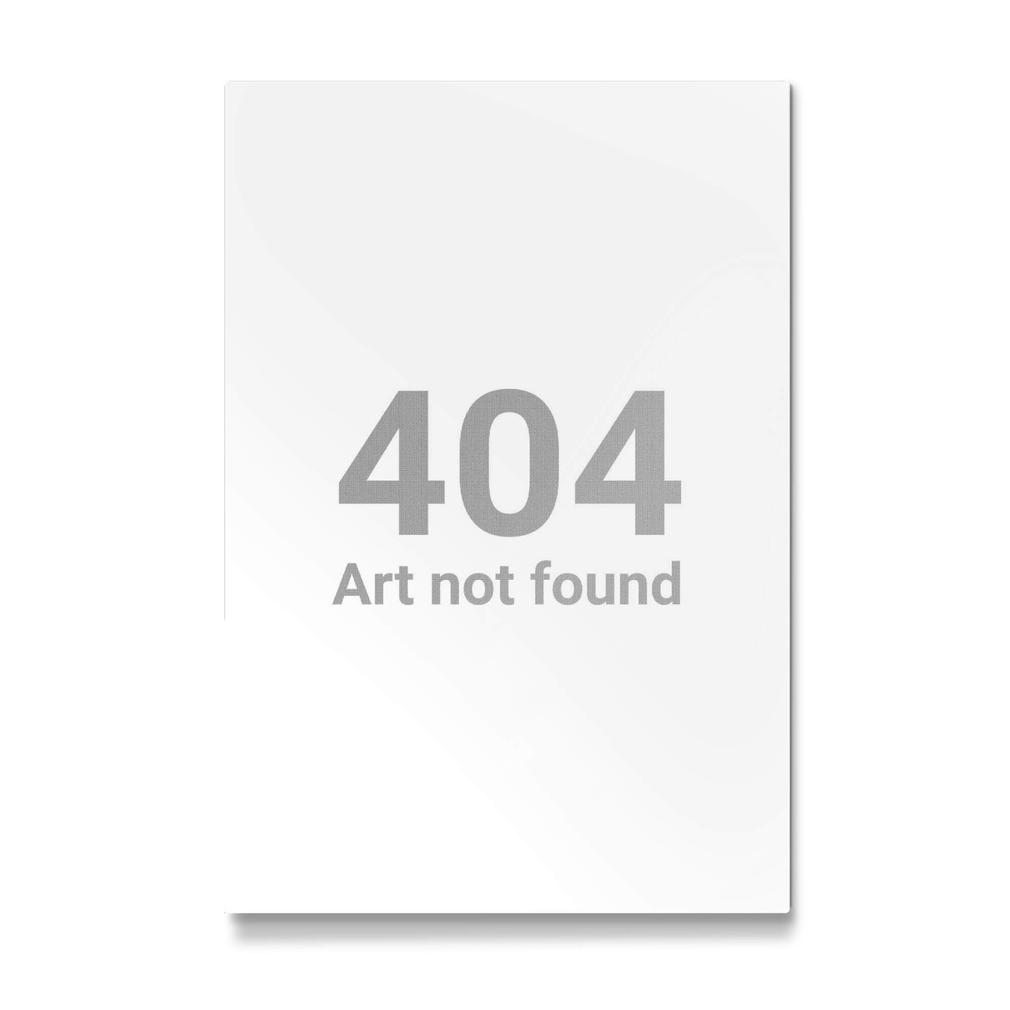 Galerie-Print "404 Art not found" 75x50 cm artboxONE