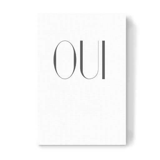 OUI-Schriftzug