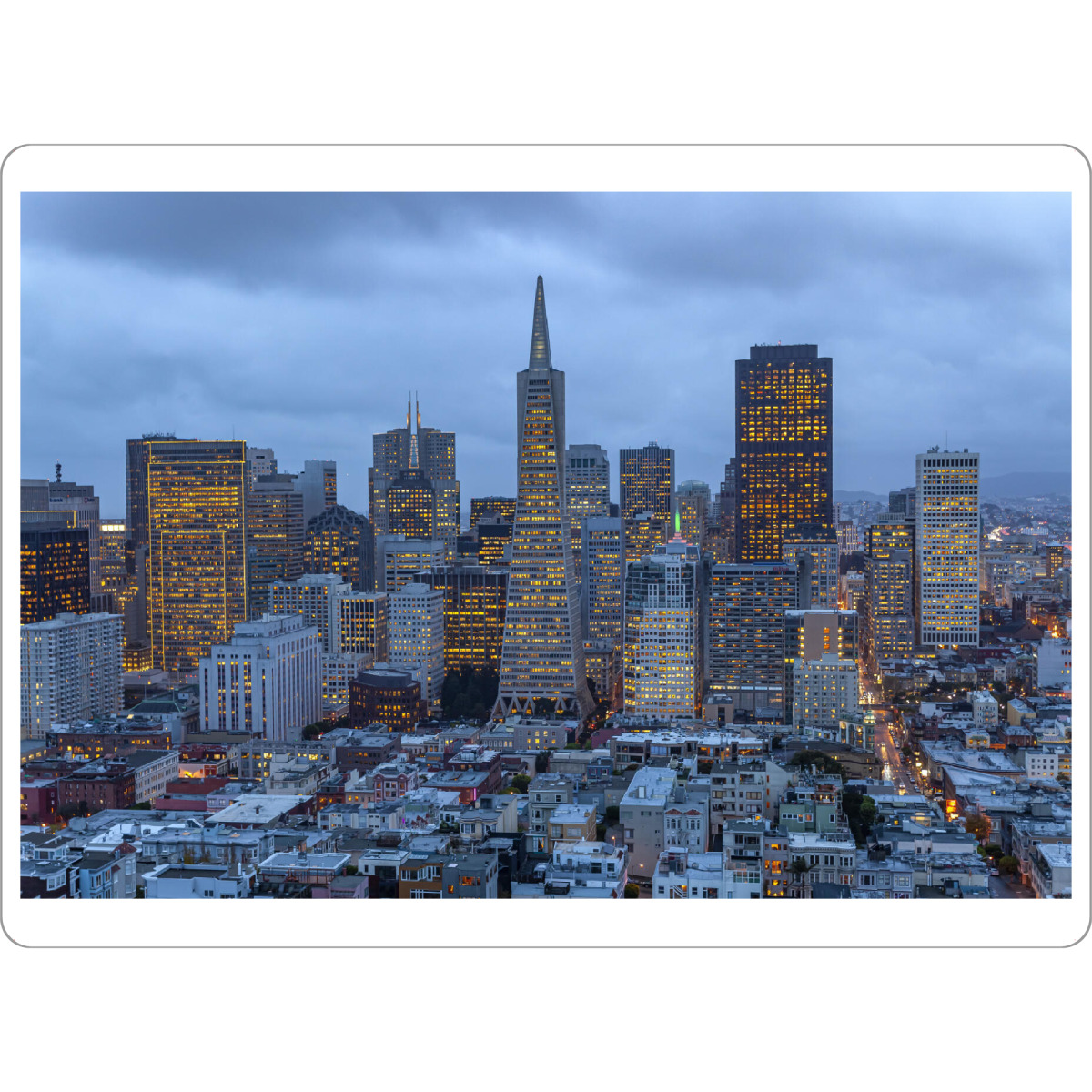 Tischset "Skyline von San Francisco" artboxONE - Architektur,Städte / San Francisco