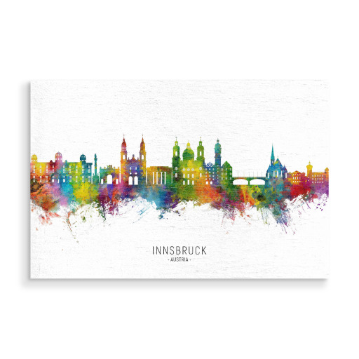 Innsbruck Österreich Skyline txt