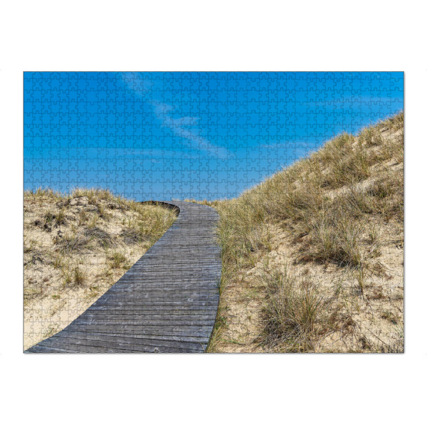 Puzzle Ravensburger "Düne, Bohlenweg, Himmel" artboxONE - Natur,Reise