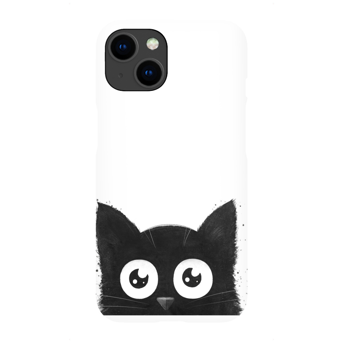 "Schwarze schwarze Katze"für iPhone - Premium-Case Handyhülle artboxONE