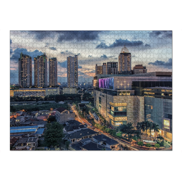 Puzzle Ravensburger "Jakarta-Stadt" artboxONE - Städte,Reise,Architektur,Reise / Asien,Reise / Länder