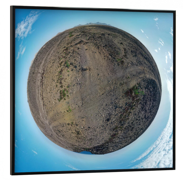Poster mit schwarzem Rahmen 30x30 cm "Fuerteventura - Meseta de Esquinzo" artboxONE - Natur,Reise,Reise / Länder