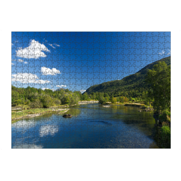 Puzzle Ravensburger "Am Fluss in Nordfjordeid" artboxONE - Natur,Reise,Reise / Länder