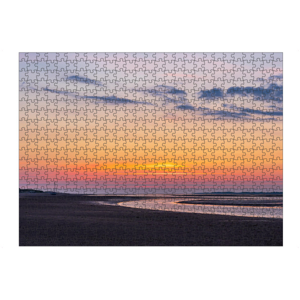 artboxONE Puzzle "Priel und Sonnenaufgang" artboxONE - Natur,Reise,Reise / Strand und Meer
