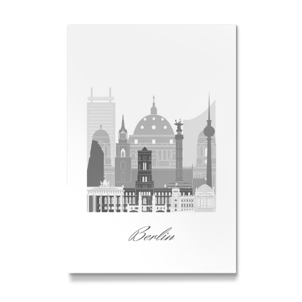 Galerie-Print "Berliner Skyline in SW" 30x20 cm artboxONE
