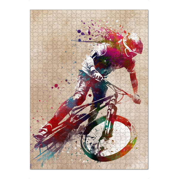 Puzzle Ravensburger "BMX Biker Sportart B" artboxONE - Sport,Sport / Sommerspiele - Bmx,Biker,Fahrrad,Sport,Sport,Radfahren - Bild bmx