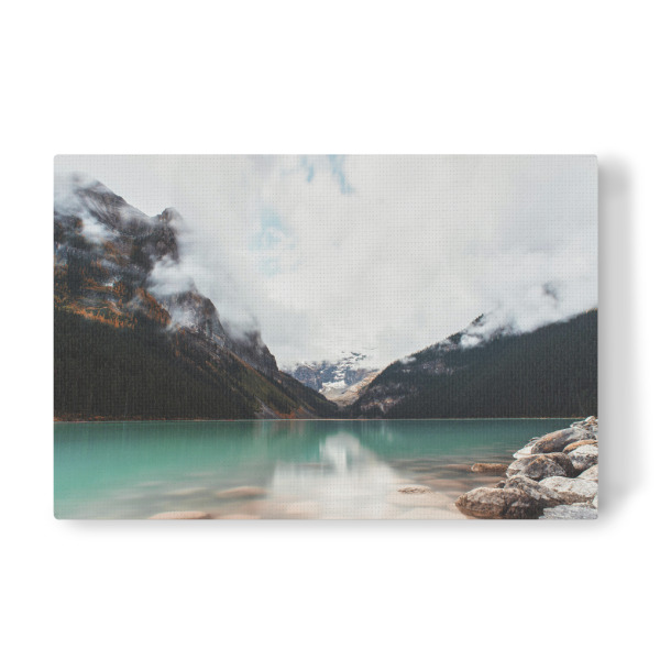 Leinwandbild "Beautiful Lake Louise" artboxONE - Natur,Reise,Reise / Länder - Lake,Kanada,See,Gebirge,Rocky mountains,Reise,Trip,Art,Natur,Landschaft